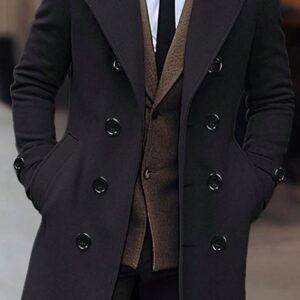 Double-breasted overcoat