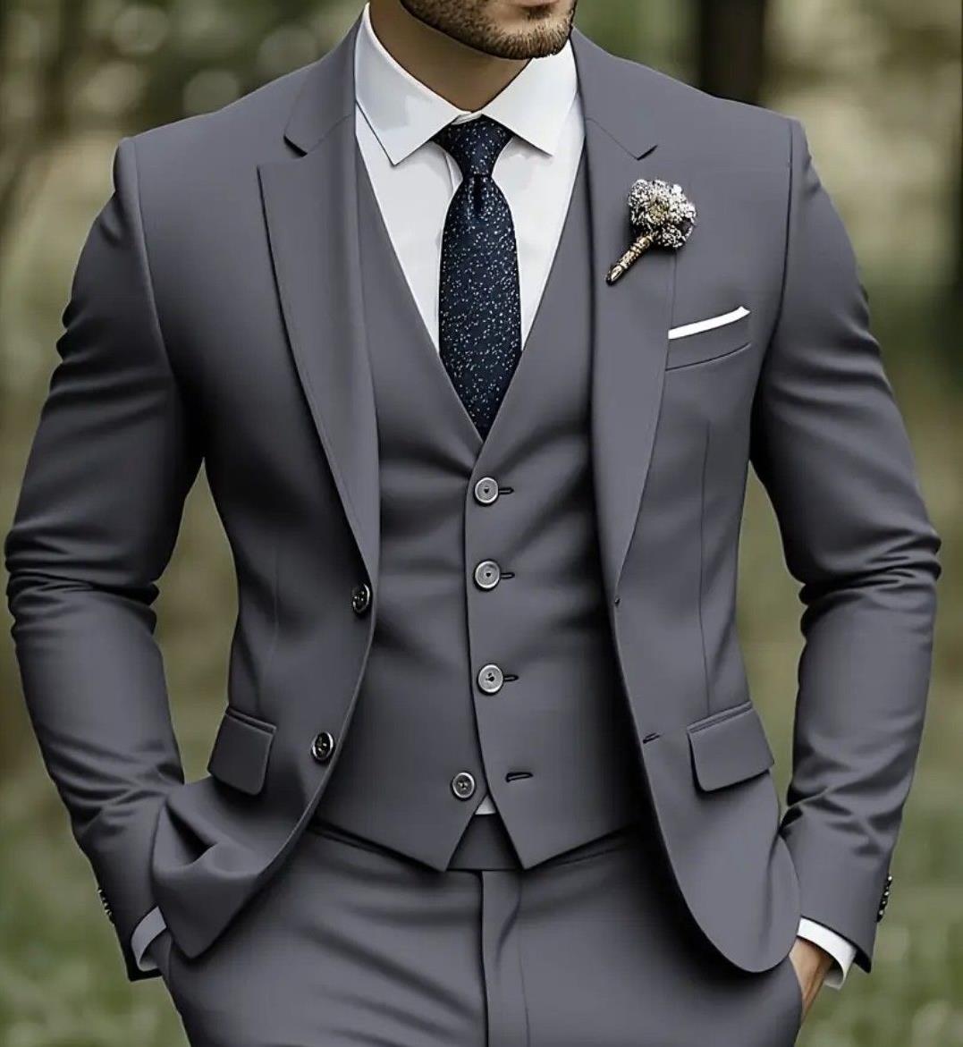 Three-piece suit