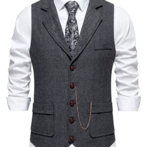 Tweed vest